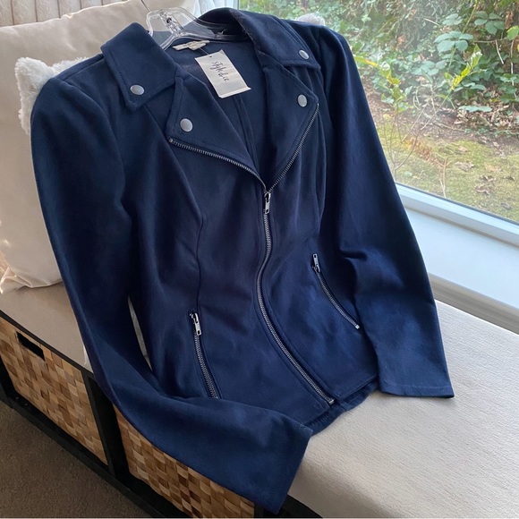 Style & Co Blue Jacket Sz XS 4-6 - Picture 4 of 13